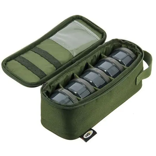 Borseta NGT Deluxe Glug Bag + Borcane Momeala Ultima șansă