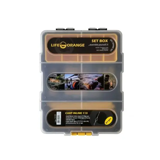Cutie accesorii Orange Carp Inline 113, 61 piese Reducere extra