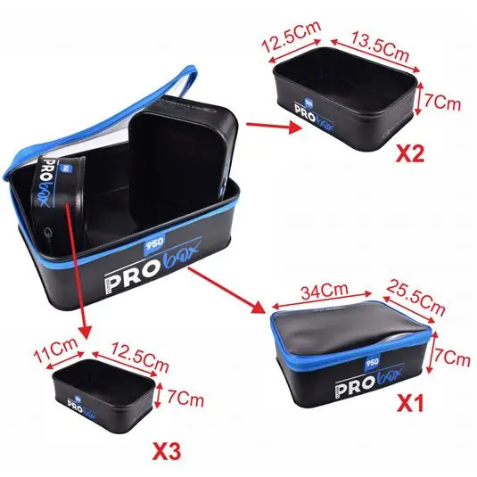 Chilipir Set bac nada Garbolino EVA Pro Box Bait Set