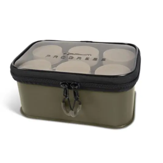Borseta Korum Progress EVA Hookbait Pouch 6 Tub Doar azi