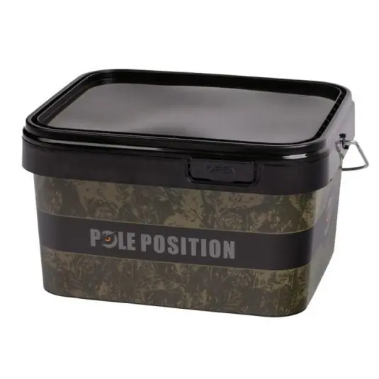 Super ofertă Galeata Pole Position Tackle Bait Bucket Camo 5L