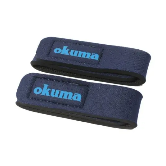 Banda fixare lansete Okuma Fishing Rod Wraps Blue Premium